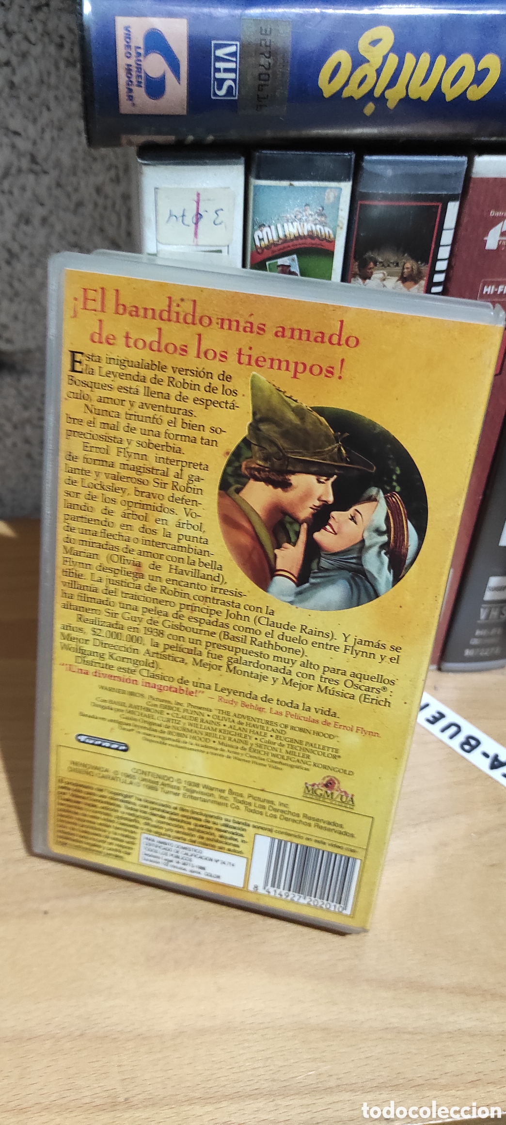Cine: VHS ROBIN DE LOS BOSQUES - Foto 2