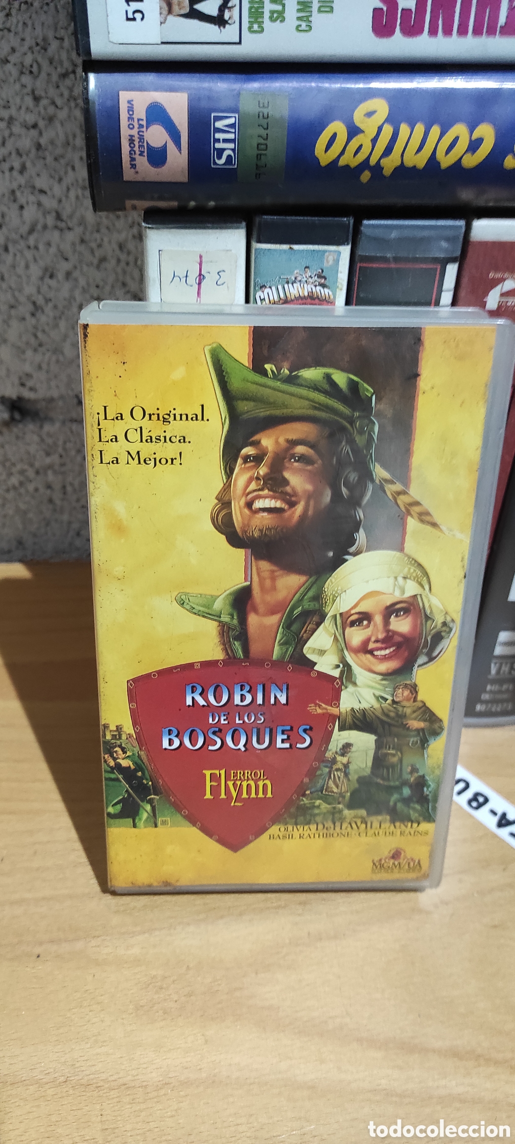 Cine: VHS ROBIN DE LOS BOSQUES - Foto 1