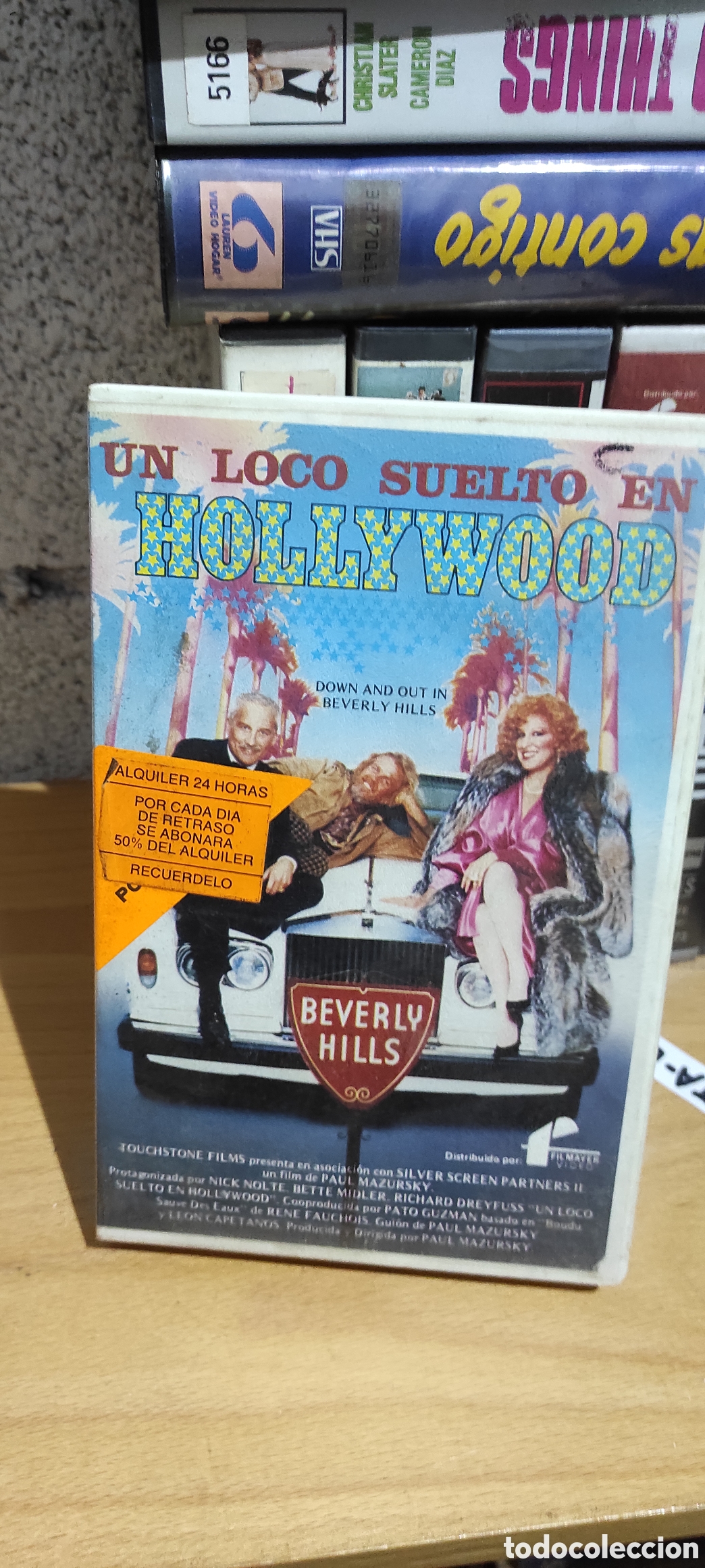 Cine: VHS VIDEO CLUB UN LOCO ANDA SUELTO EN HOLLYWOOD