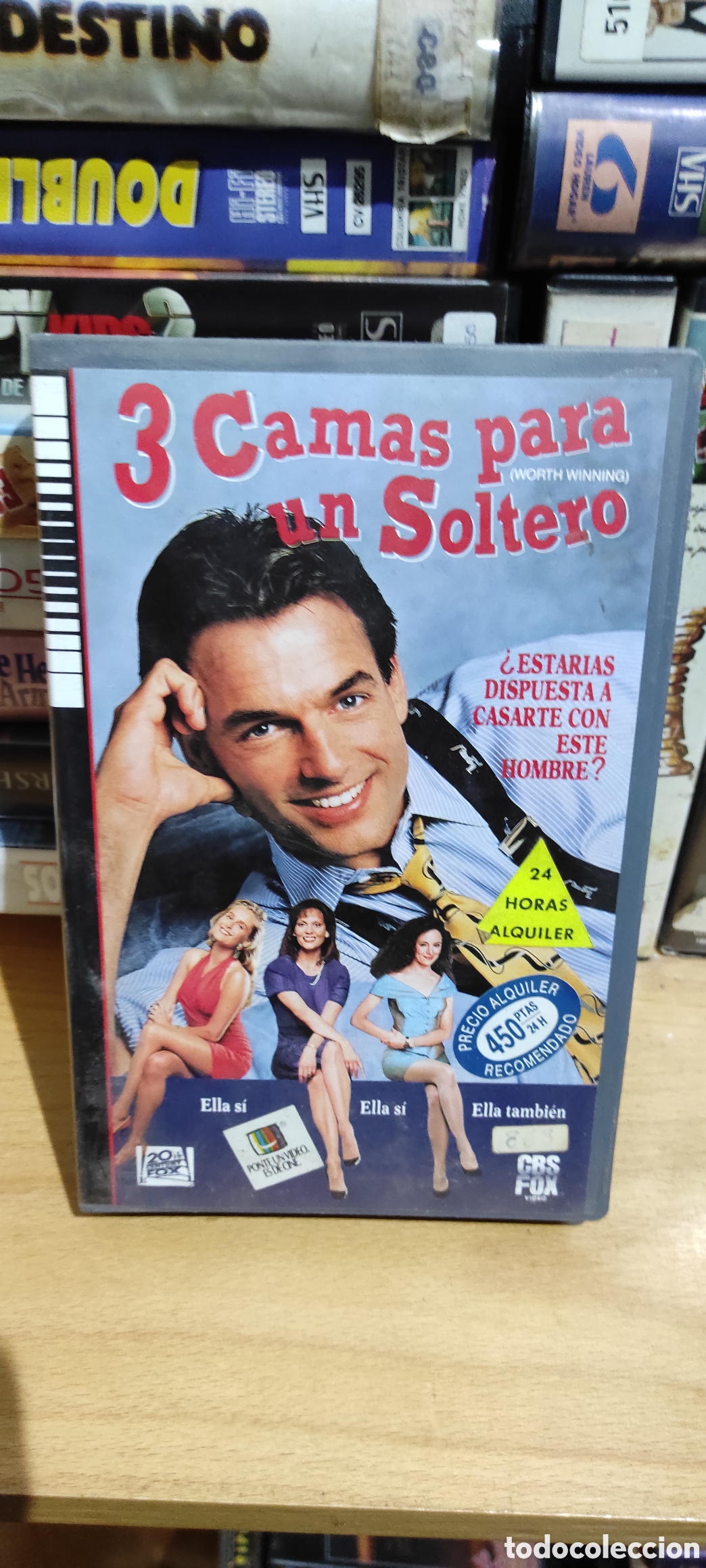 Cine: VHS VIDEO CLUB 3 CAMAS Y UN SOLTERO