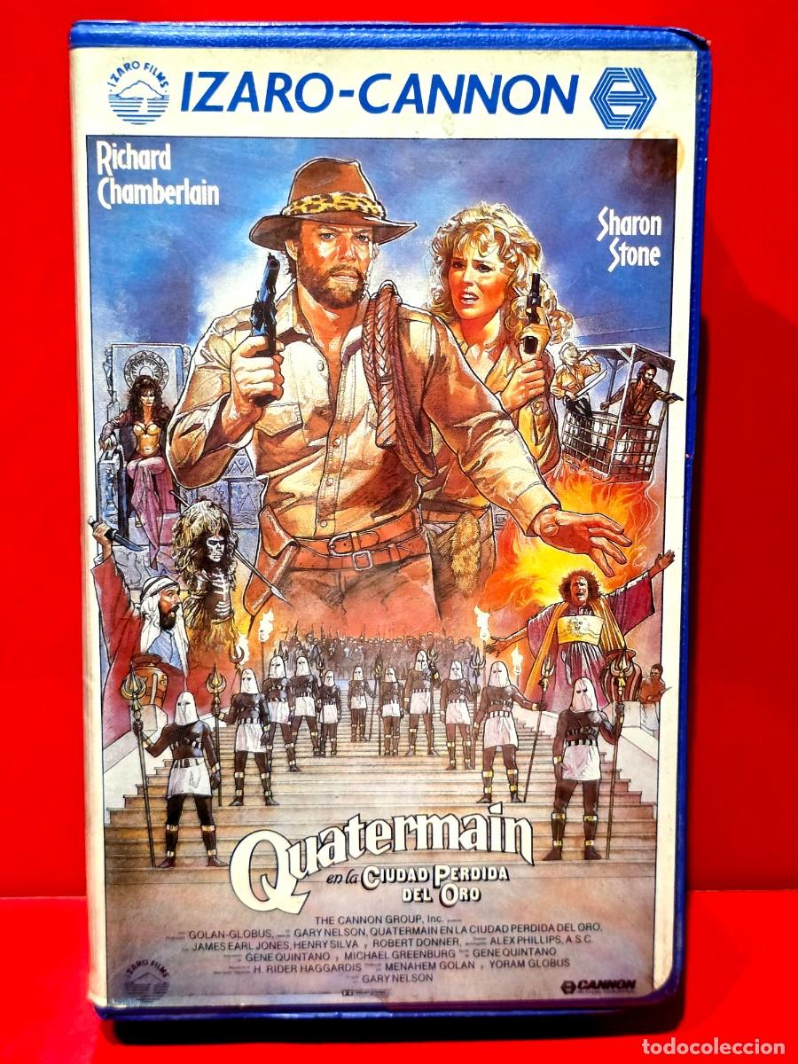 Cine: QUATERMAIN EN LA CIUDAD PERDIDA DEL ORO (1987) - Richard Chamberlain, Sharon Stone