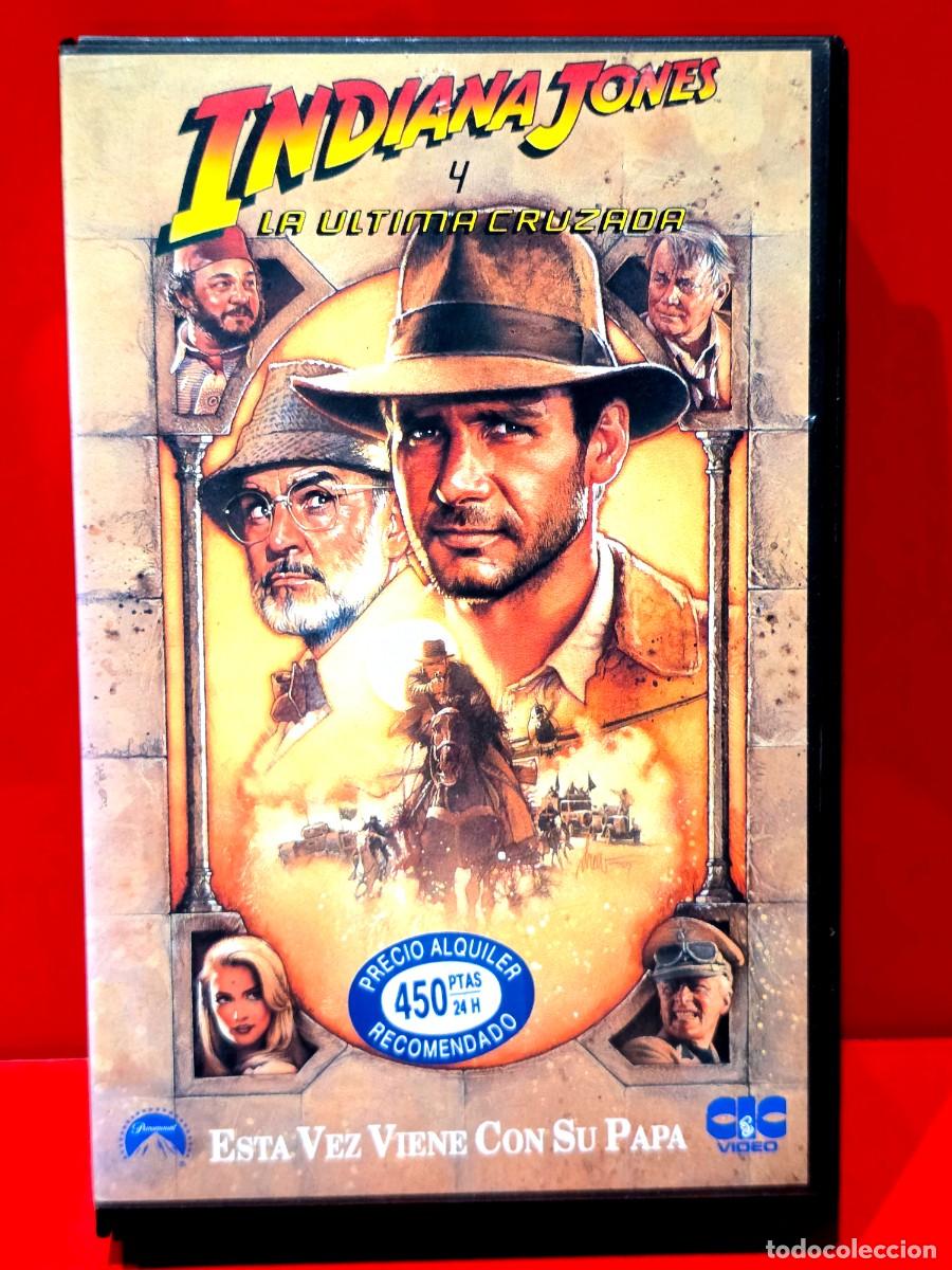Cine: INDIANA JONES Y LA ULTIMA CRUZADA (1989) - Steven Spielberg, Harrison Ford - 1&ordf; EDIC. Caja grande