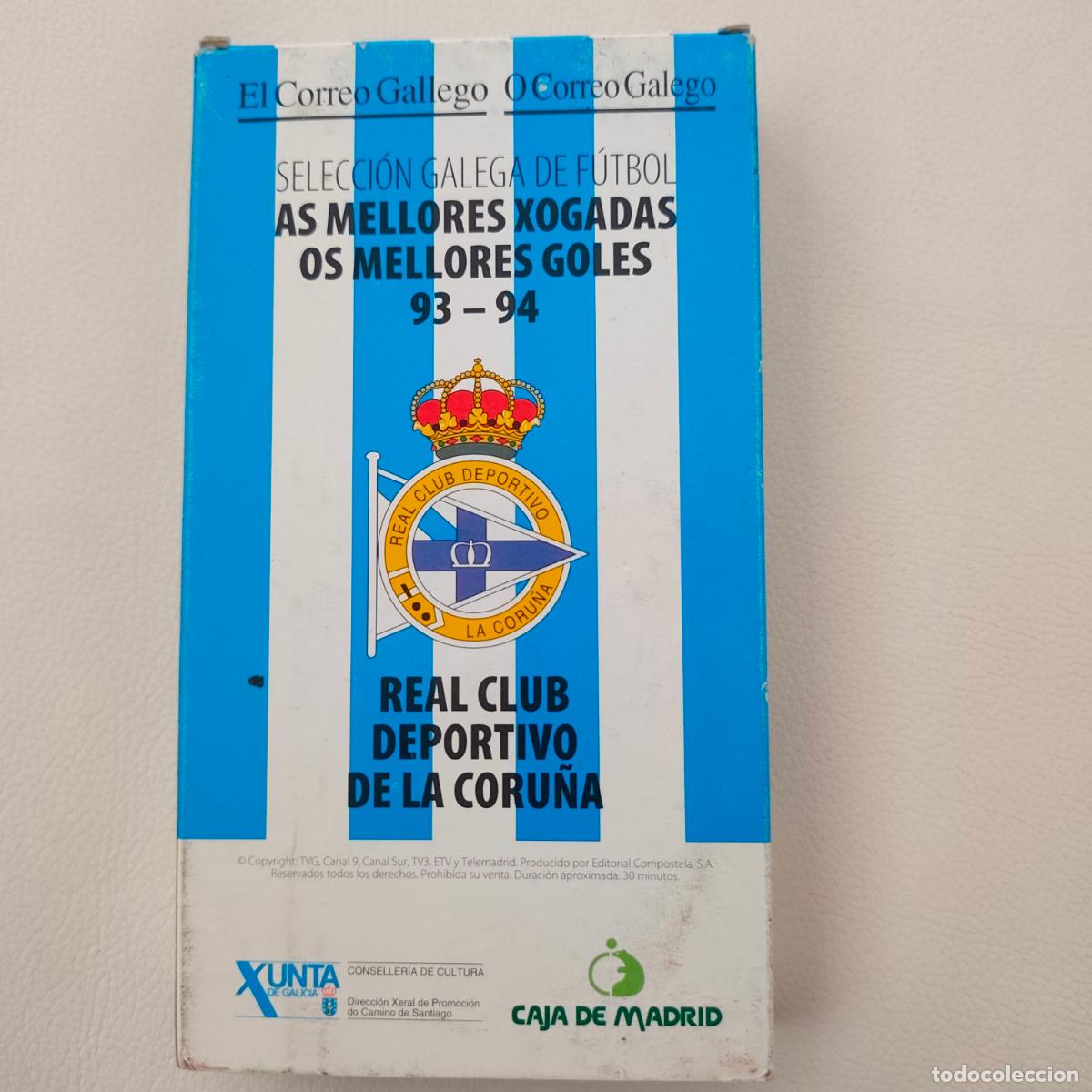 Cine: VHS Real Club Deportivo La Coru&ntilde;a 93-94 mejores jugadas y goles