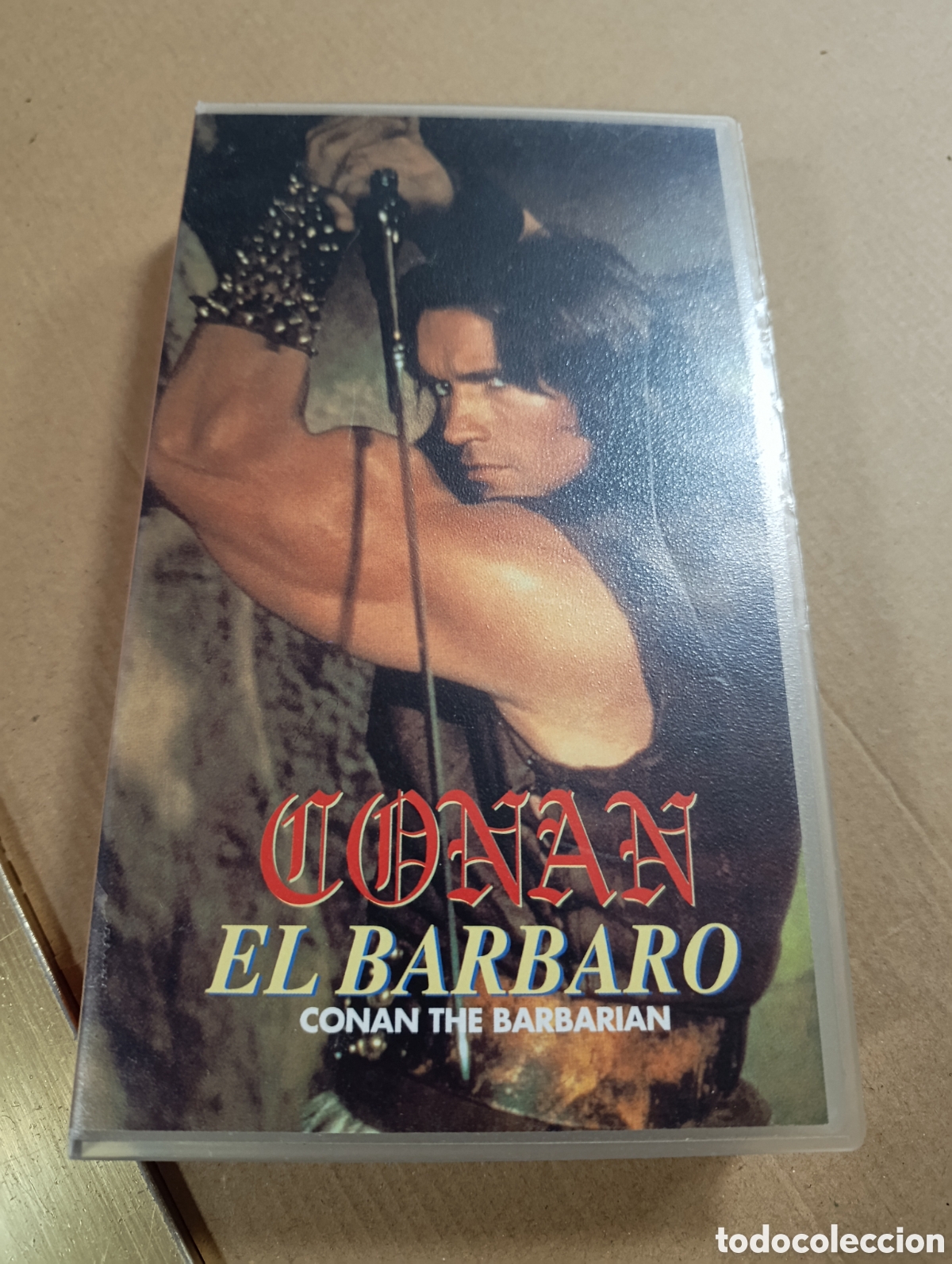 Cine: CONAN EL B&Aacute;RBARO. Conan the barbarian. VHS