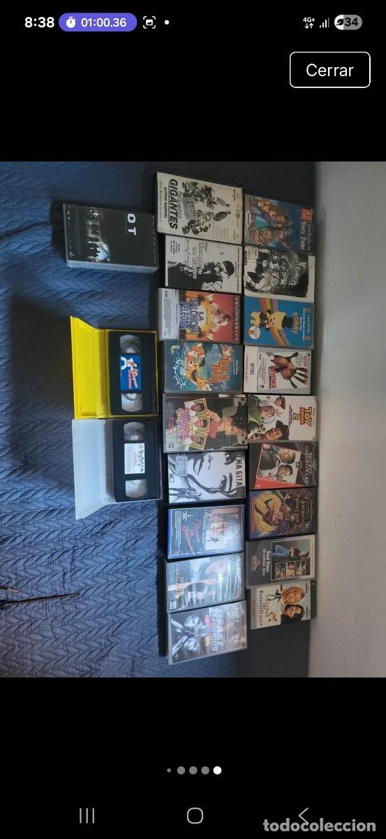 Cine: Lote de pel&iacute;culas vhs