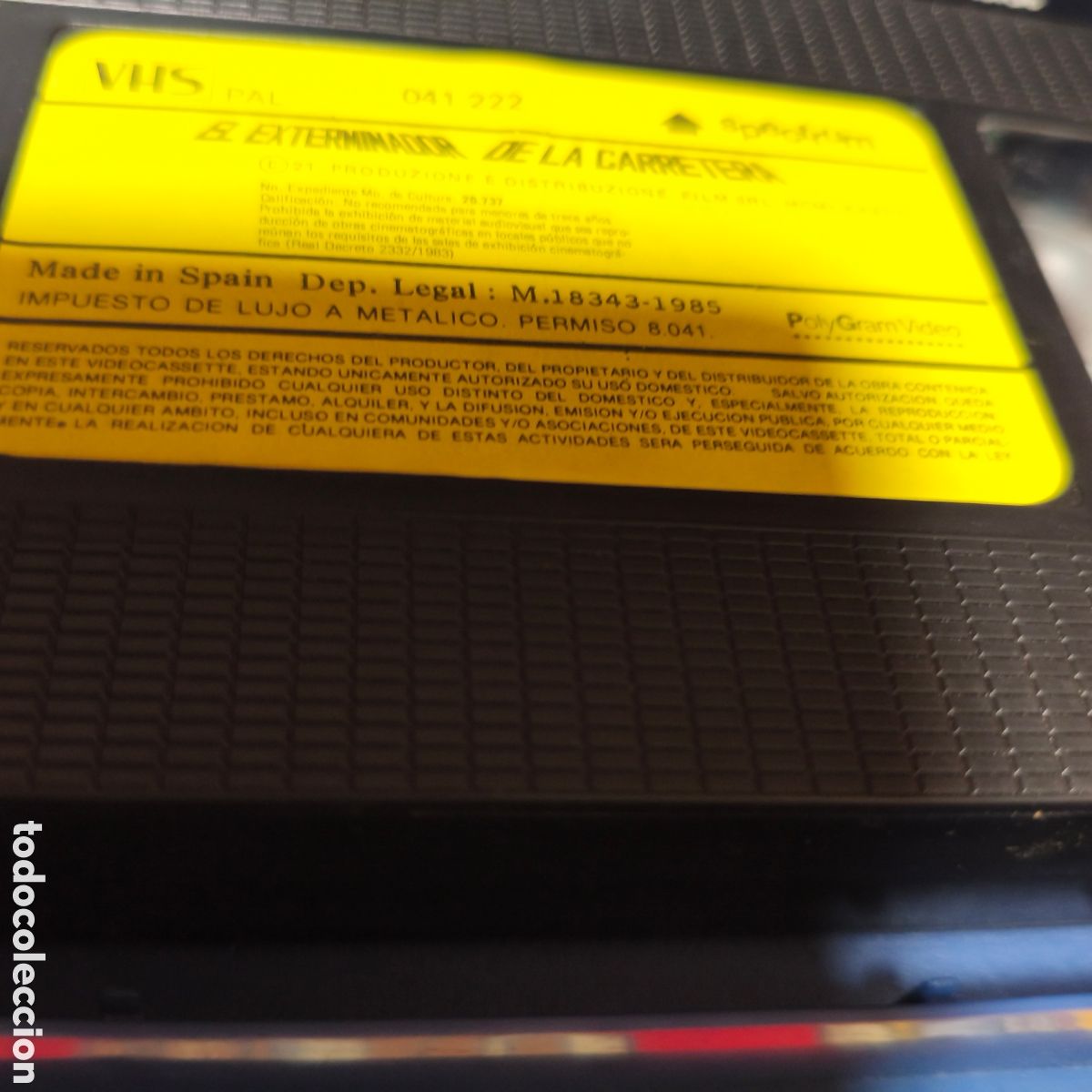 Cine: VHS EL EXTERMINADOR DE LA CARRETERA - EXPLOTATION MAD MAX - Foto 2