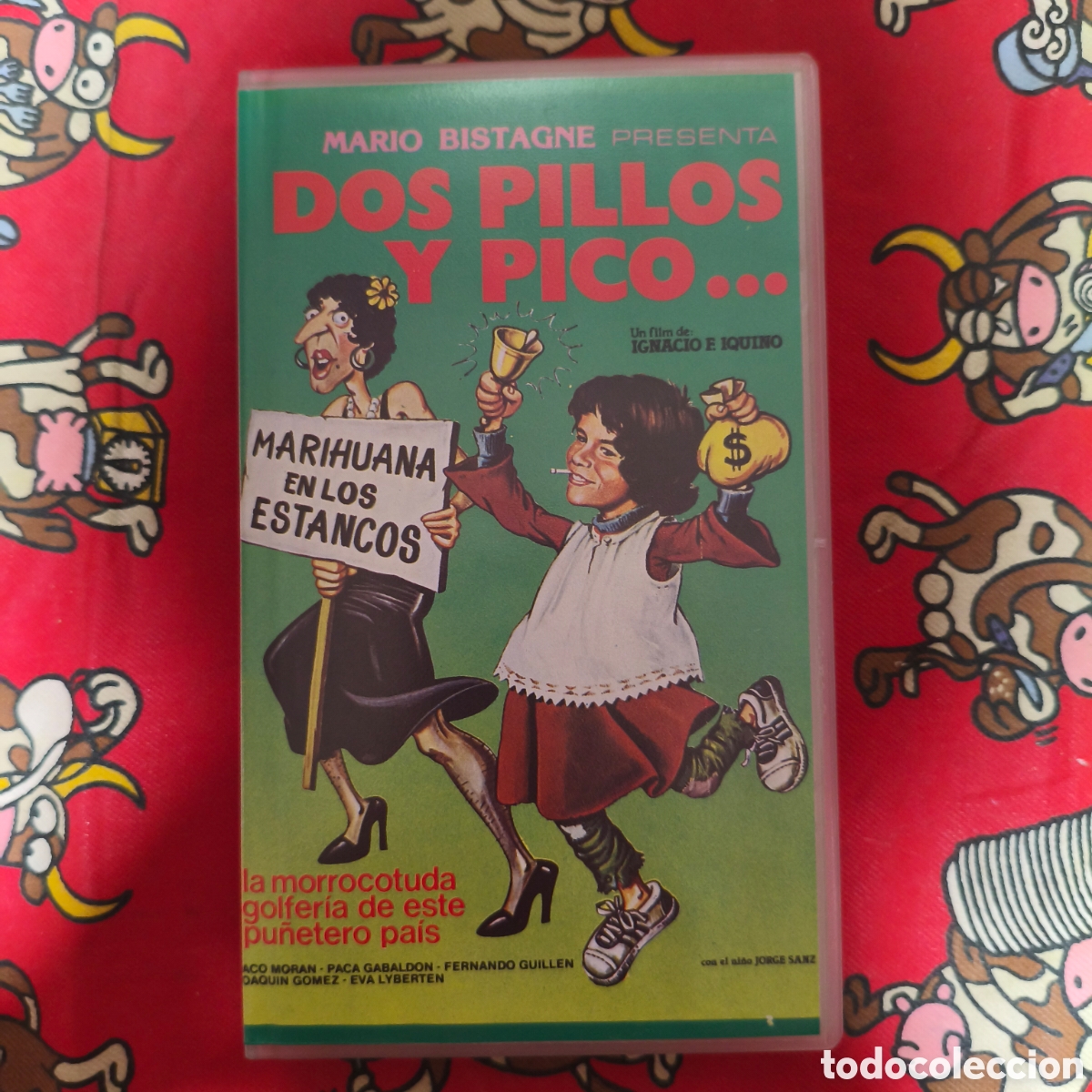 Cine: VHS DOS PILLOS Y PICO ... - PACA GABALDON - JORGE SANZ - PACO MORAN - DIRIGIDA POR IGNACIO F. IQUINO
