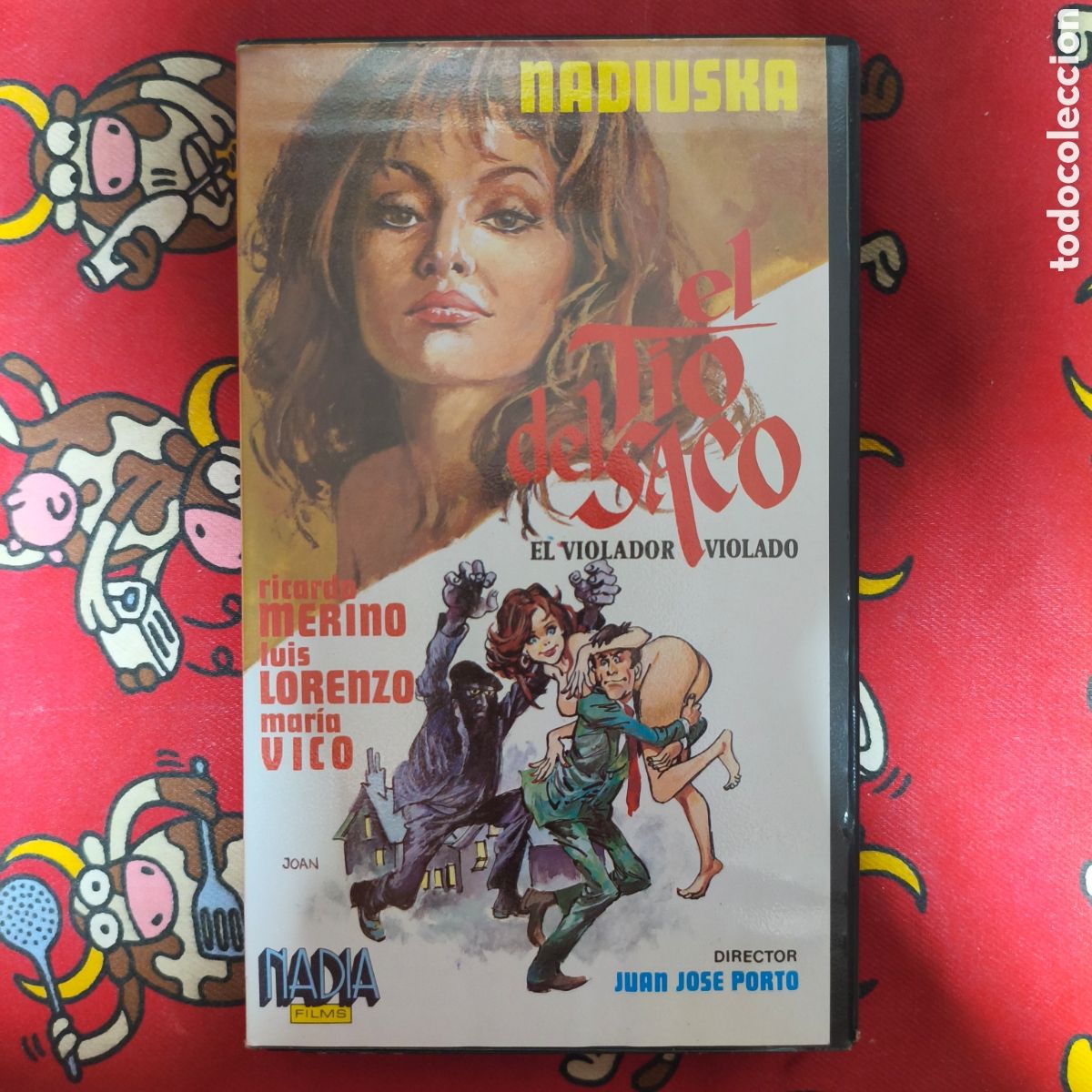 Cine: VHS EL TIO DEL SACO - EL VIOLADOR VIOLADO - NADIUSKA - RICARDO MERINO - DIRIGIDA POR JUAN JOSE PORTO