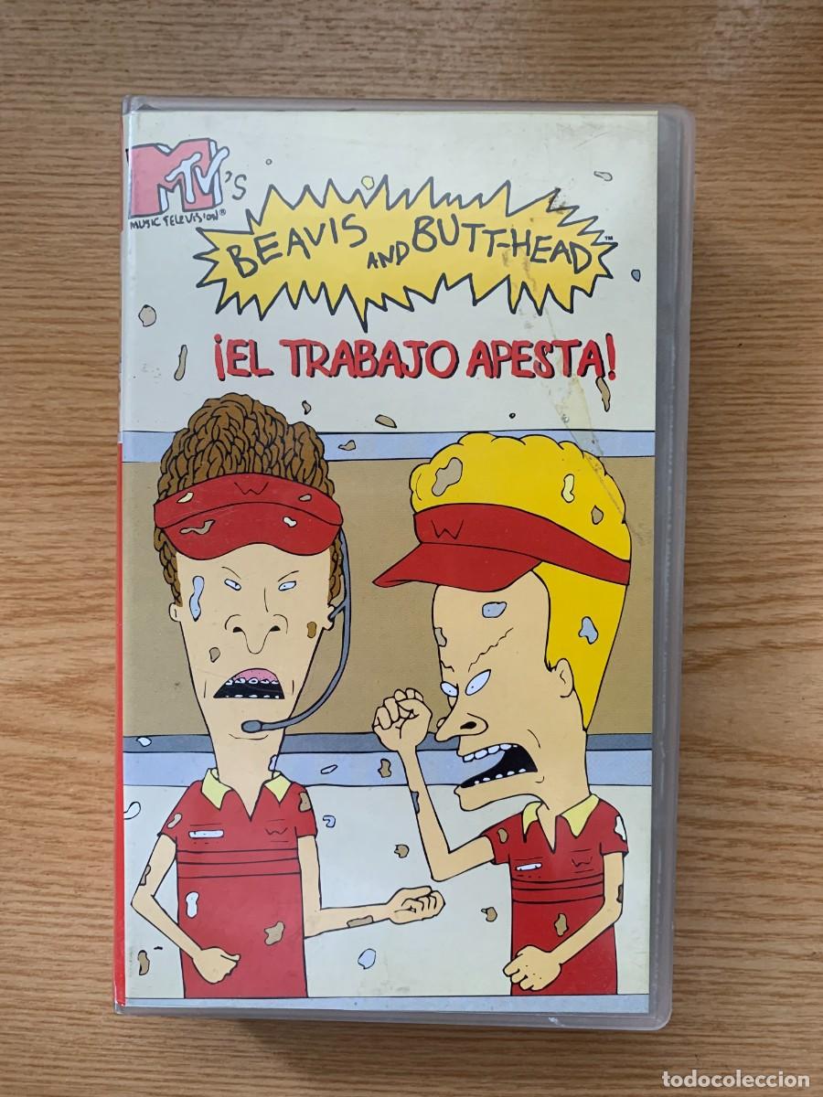 Cine: VHS Beavis and Butt-Head &iexcl;El trabajo apesta! Mtv a&ntilde;o 1996 VIACOM - 8 EPISODIOS