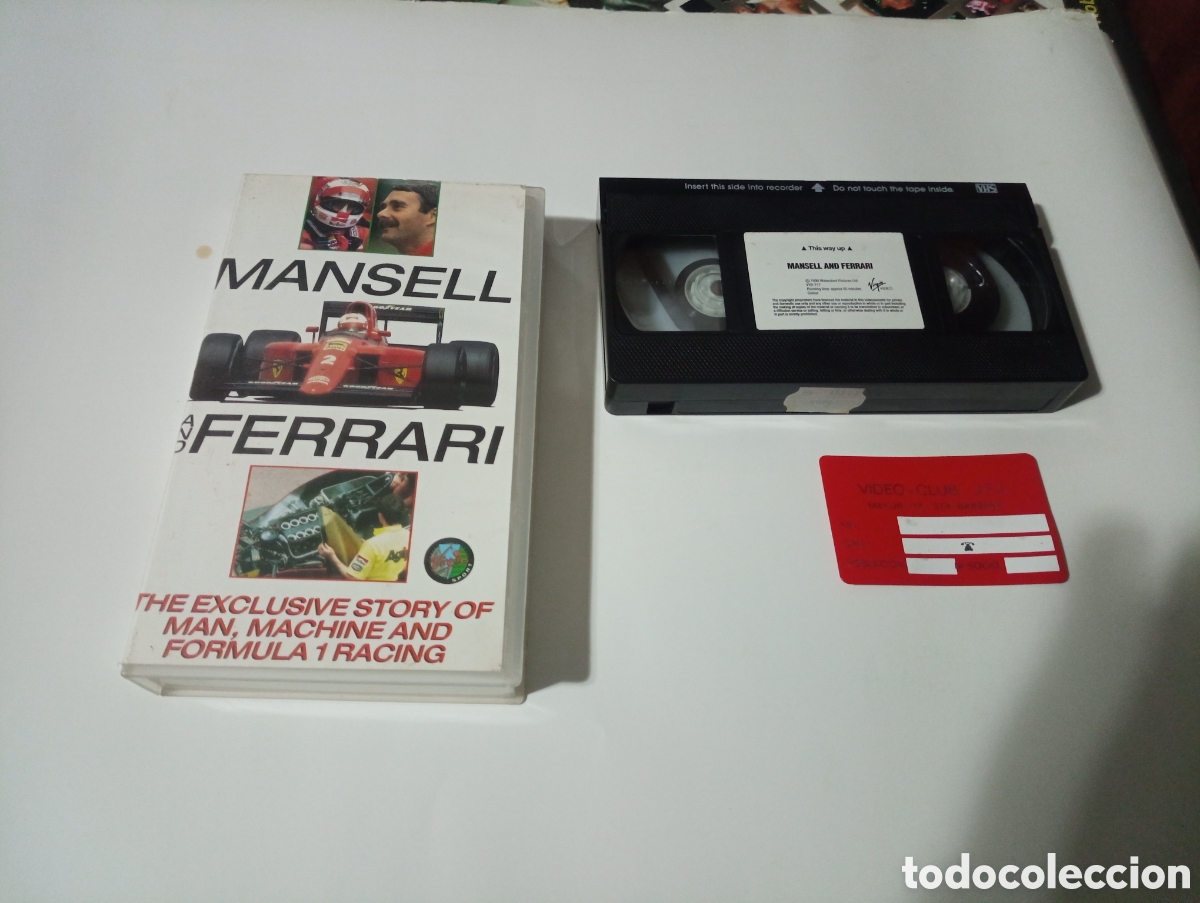 Cine: VHS mansell Ferrari en ingles