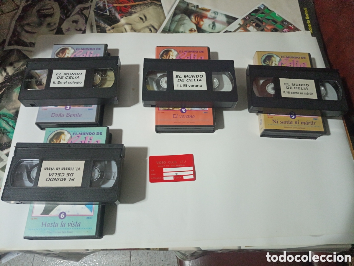 Cine: 4 VHS pel&iacute;culas de Celia