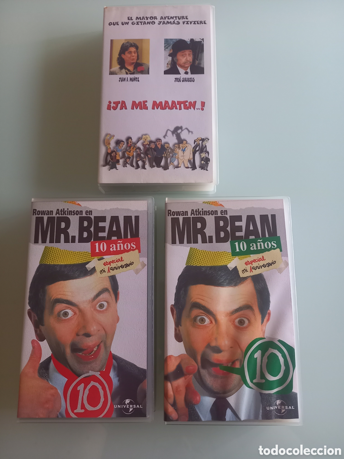 Cine: Lote 3 Cintas VHS: Humor y Comedia - Especial Mr. Bean (2 Cintas) + &iexcl;Ja me maaten..! (Juan Mu&ntilde;oz)