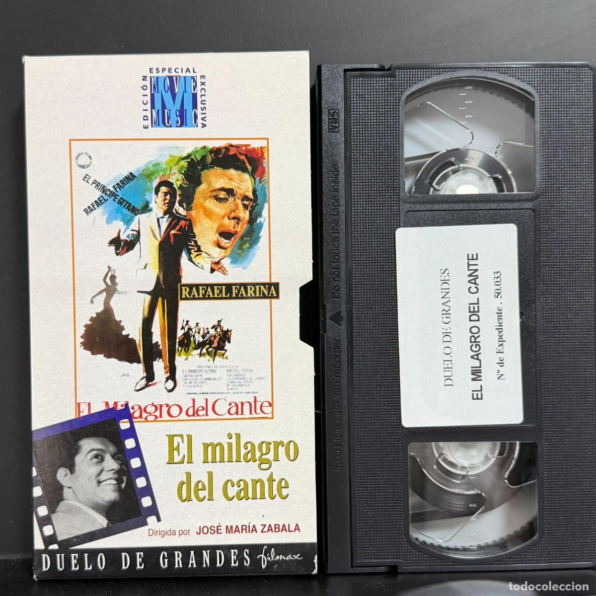 Cine: Jos&eacute; Mar&iacute;a Zabalza ● El milagro del cante ● [VHS] 1967
