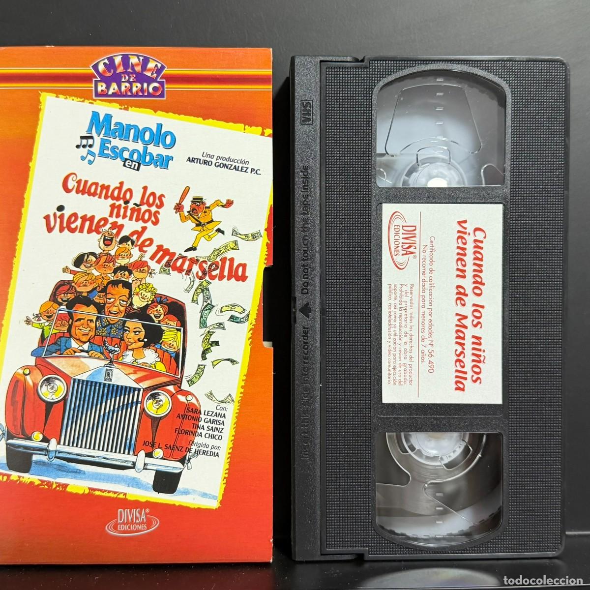 Cine: Jos&eacute; Luis S&aacute;enz de Heredia ● Cuando los ni&ntilde;os vienen de Marsella ● [VHS] 1974