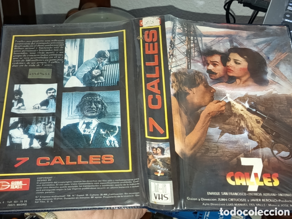Cine: 7 calles. Pel&iacute;cula VHS - Foto 2