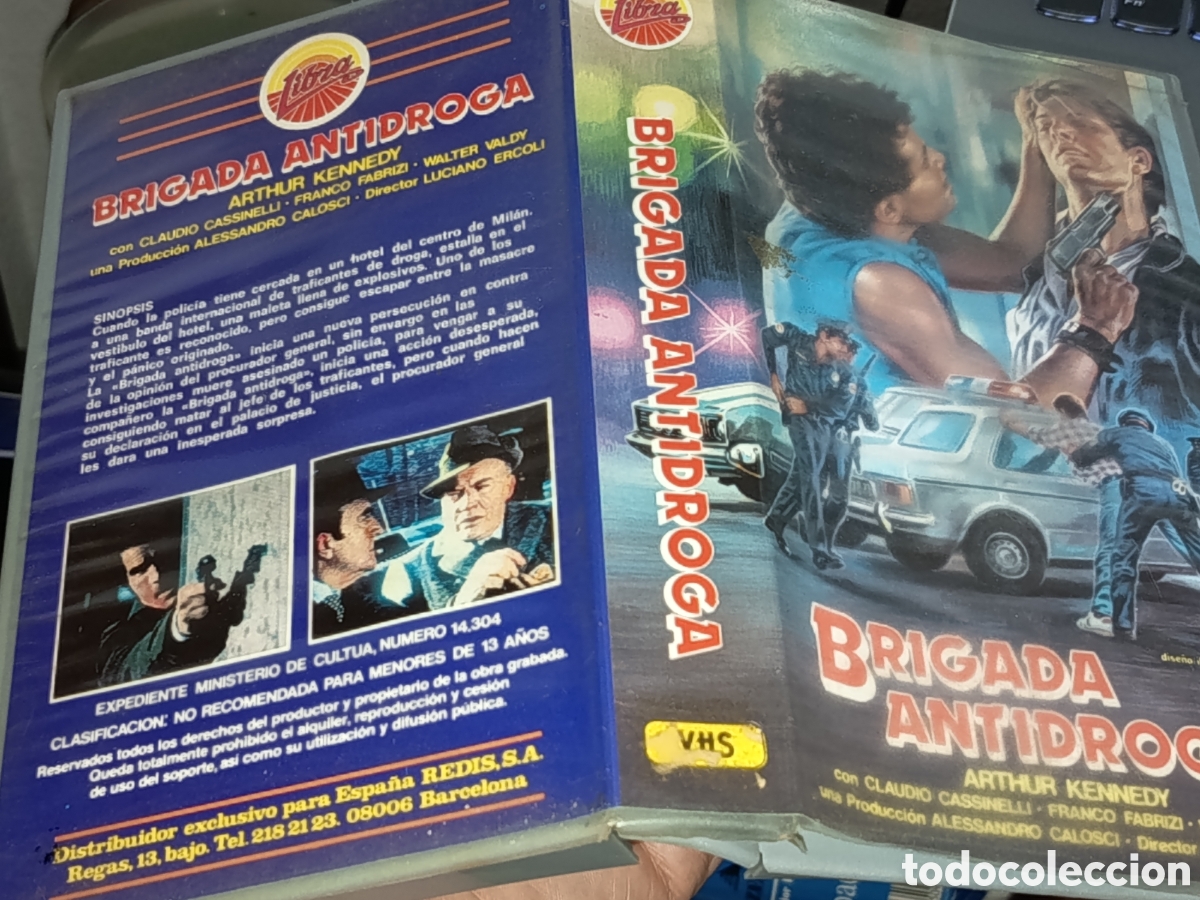 Cine: Brigada antidroga. Pel&iacute;cula VHS - Foto 2