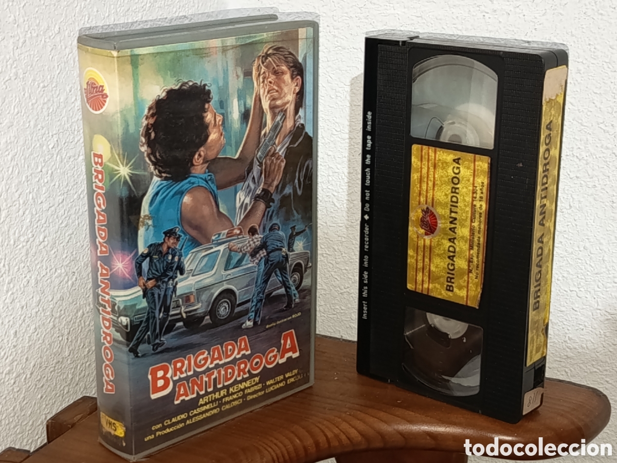 Cine: Brigada antidroga. Pel&iacute;cula VHS