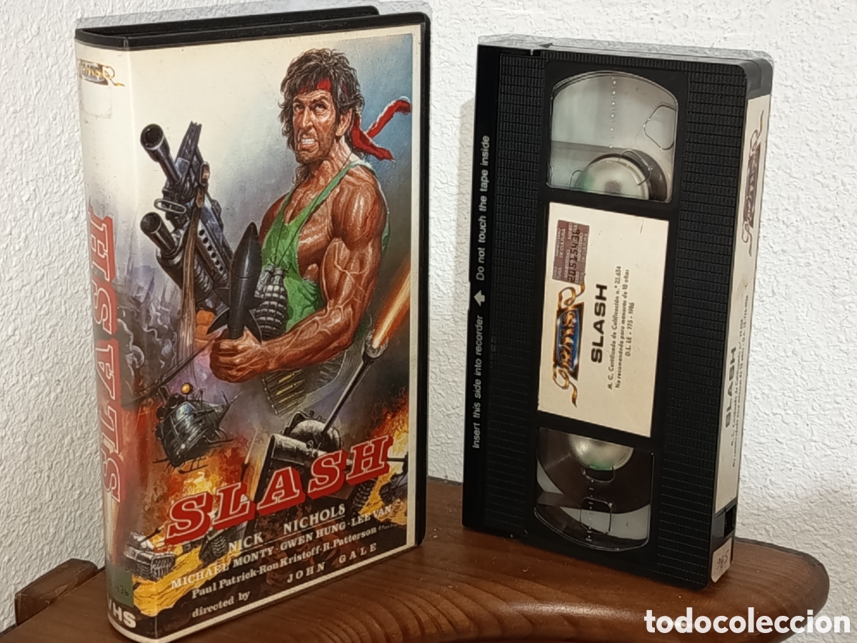 Cine: Slash. Pel&iacute;cula en v&iacute;deo VHS