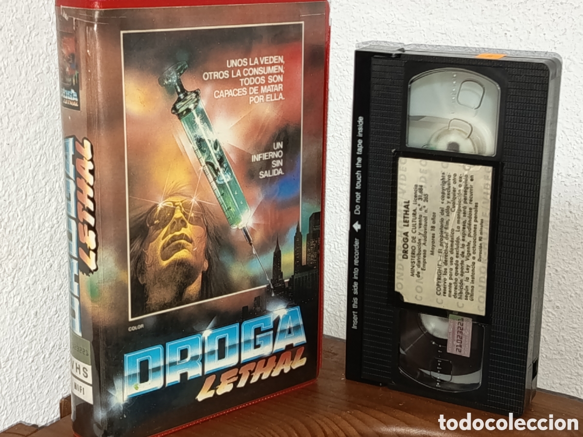 Cine: Droga lethal. Pel&iacute;cula VHS