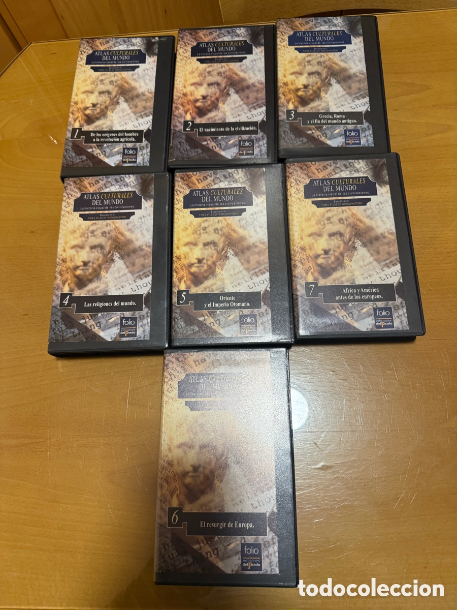Cine: Colecci&oacute;n completa VHS Atlas Culturales (13 cintas)