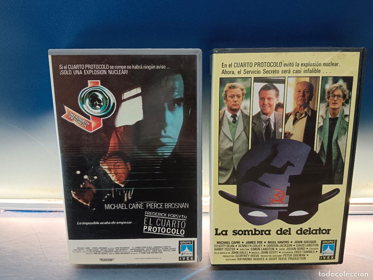 Cine: 2 VHS: El Cuarto Protocolo + La Sombra del Delator - Foto 1