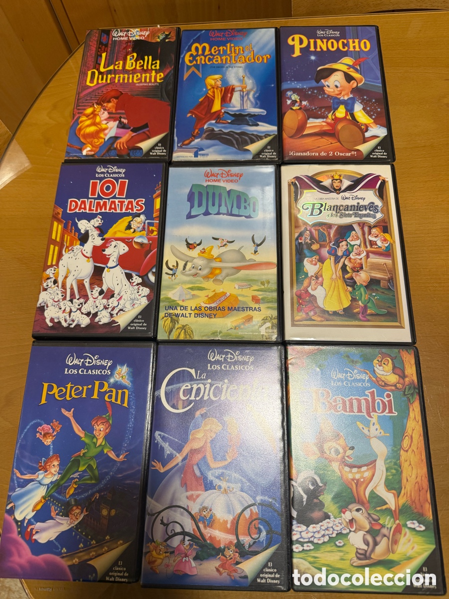 Cine: Colecci&oacute;n pel&iacute;culas Disney (28 t&iacute;tulos) VHS