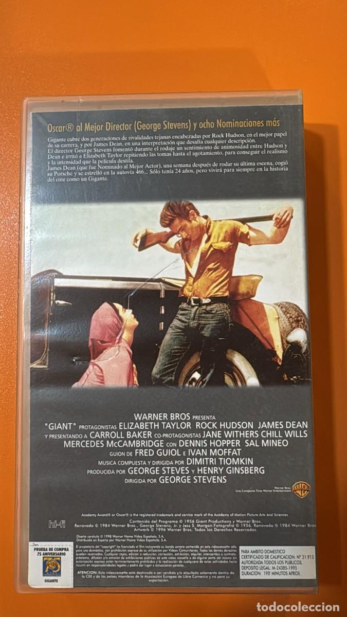 Cine: Gigante [VHS] E.E. Elizabeth Taylor - Foto 2