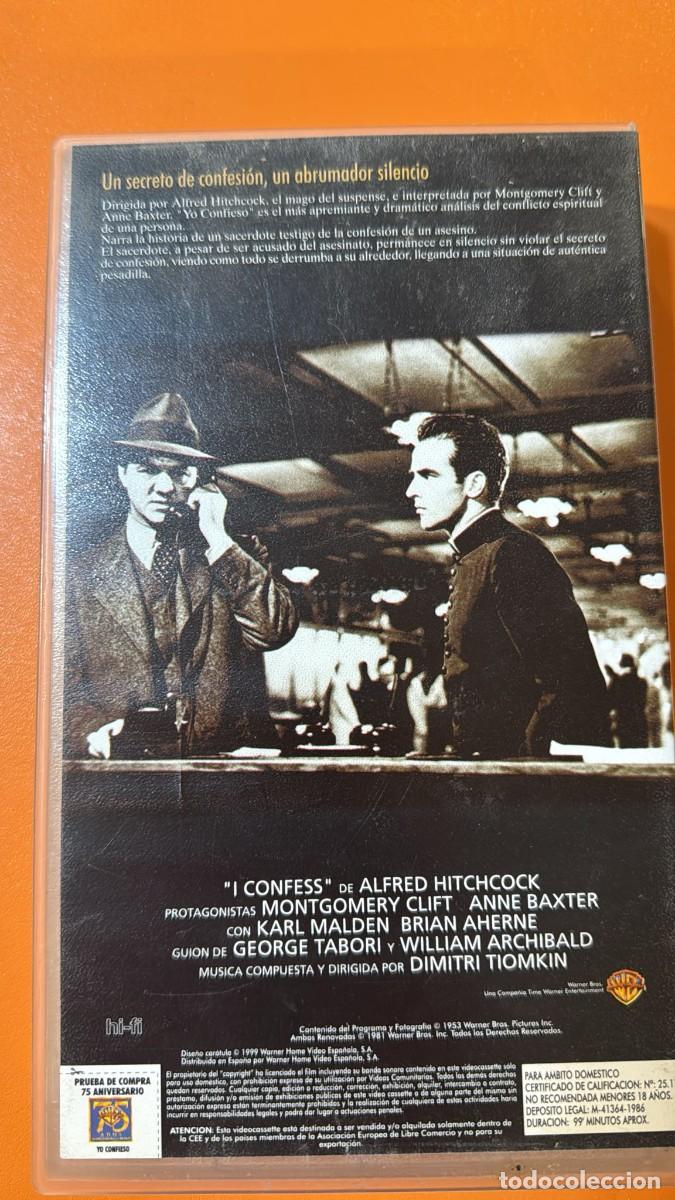 Cine: Yo confieso [VHS] E.E. - Foto 2