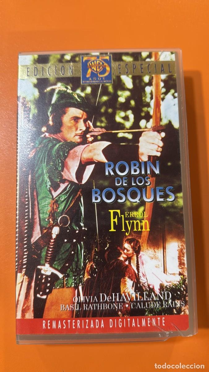 Cine: Robin de los Bosques [VHS] Edici&oacute;n Especial ERROL FLYNN