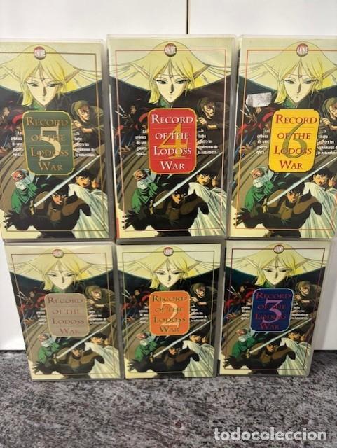 Cine: RECORD OF THE LODOSS WAR : COMPLETA 6 PELICULAS VHS