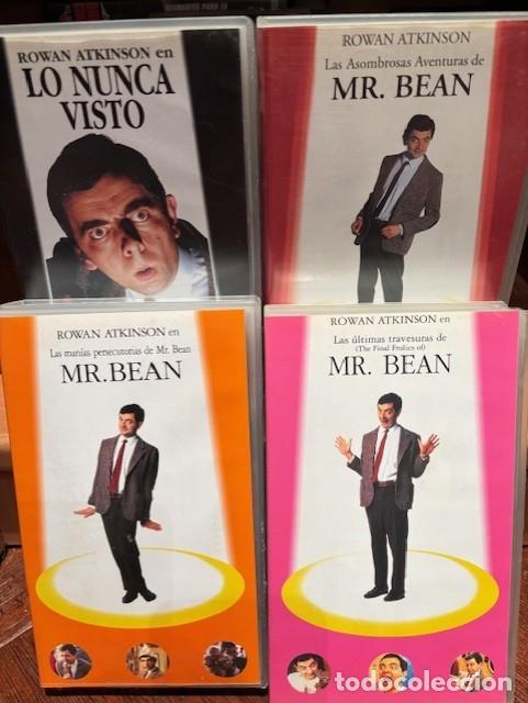 Cine: MR BEAN. LOTE 4 PELICULAS VHS