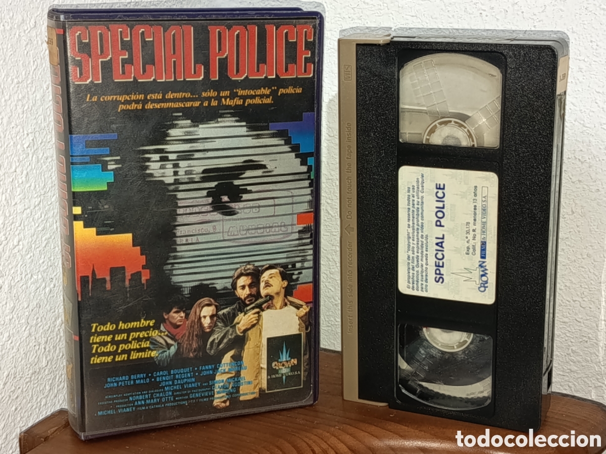 Cine: Special police. Pel&iacute;cula VHS