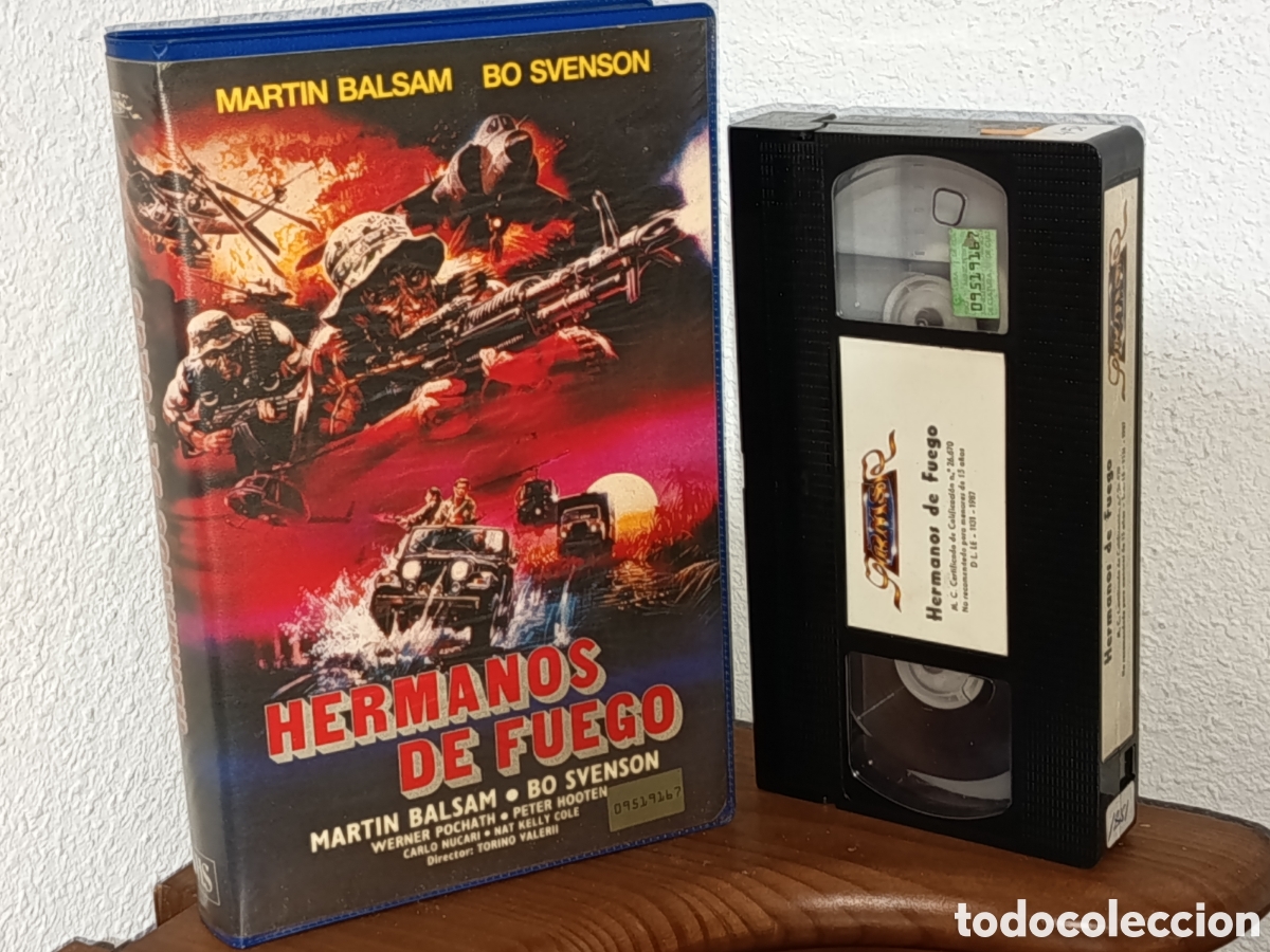 Cine: Hermanos de fuego. Tonino valeri. Pel&iacute;cula VHS