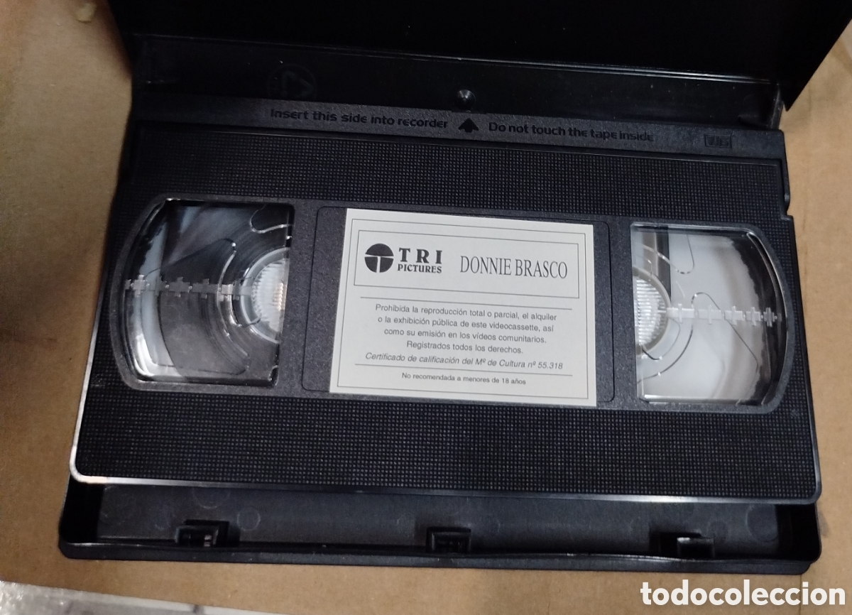 Cine: Donnie Brasco. SOLO PELICULA. VHS