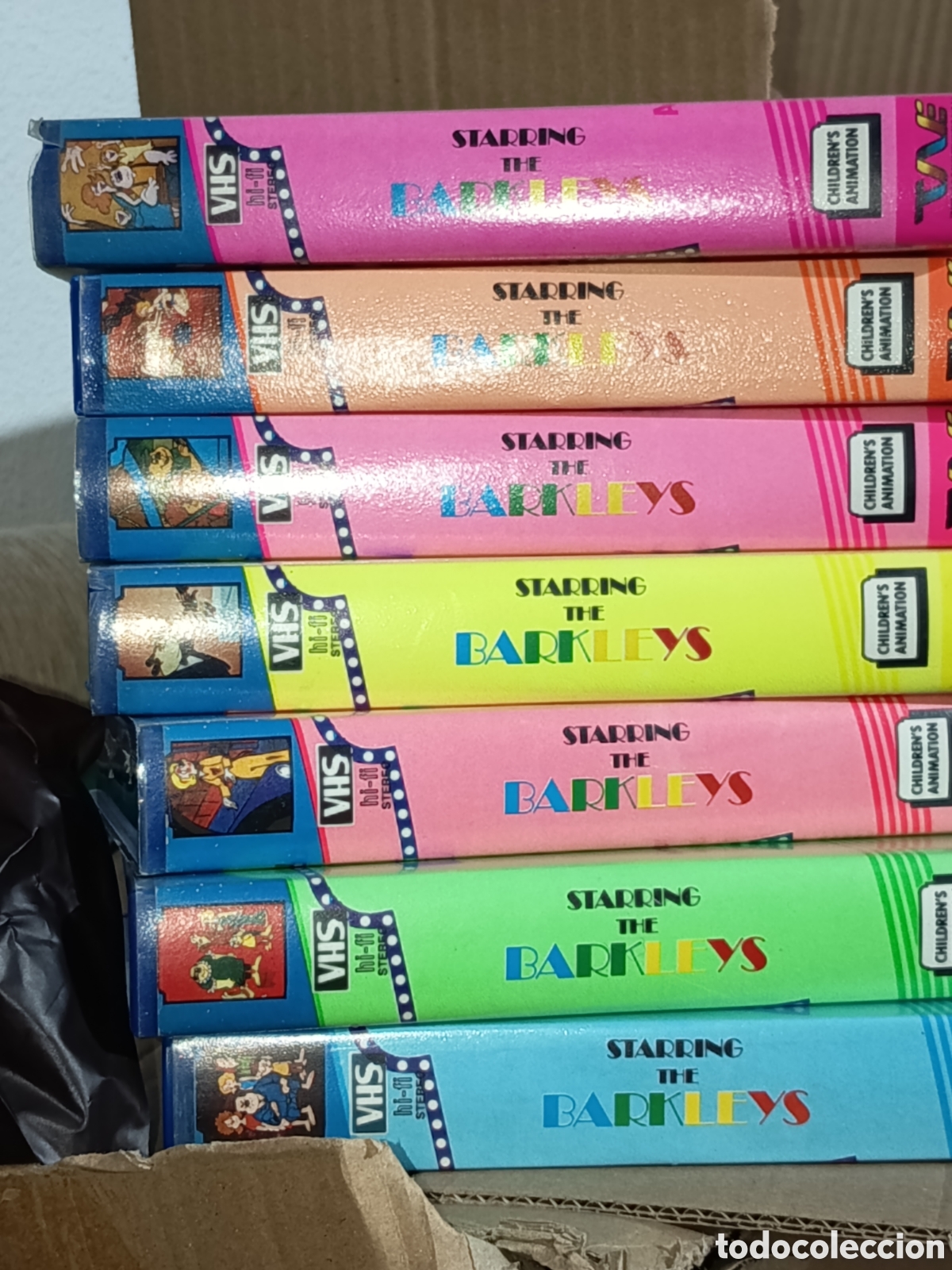 Cine: Starring the barkleys, dibujos animados. N&deg;s del 1 al 7. VHS
