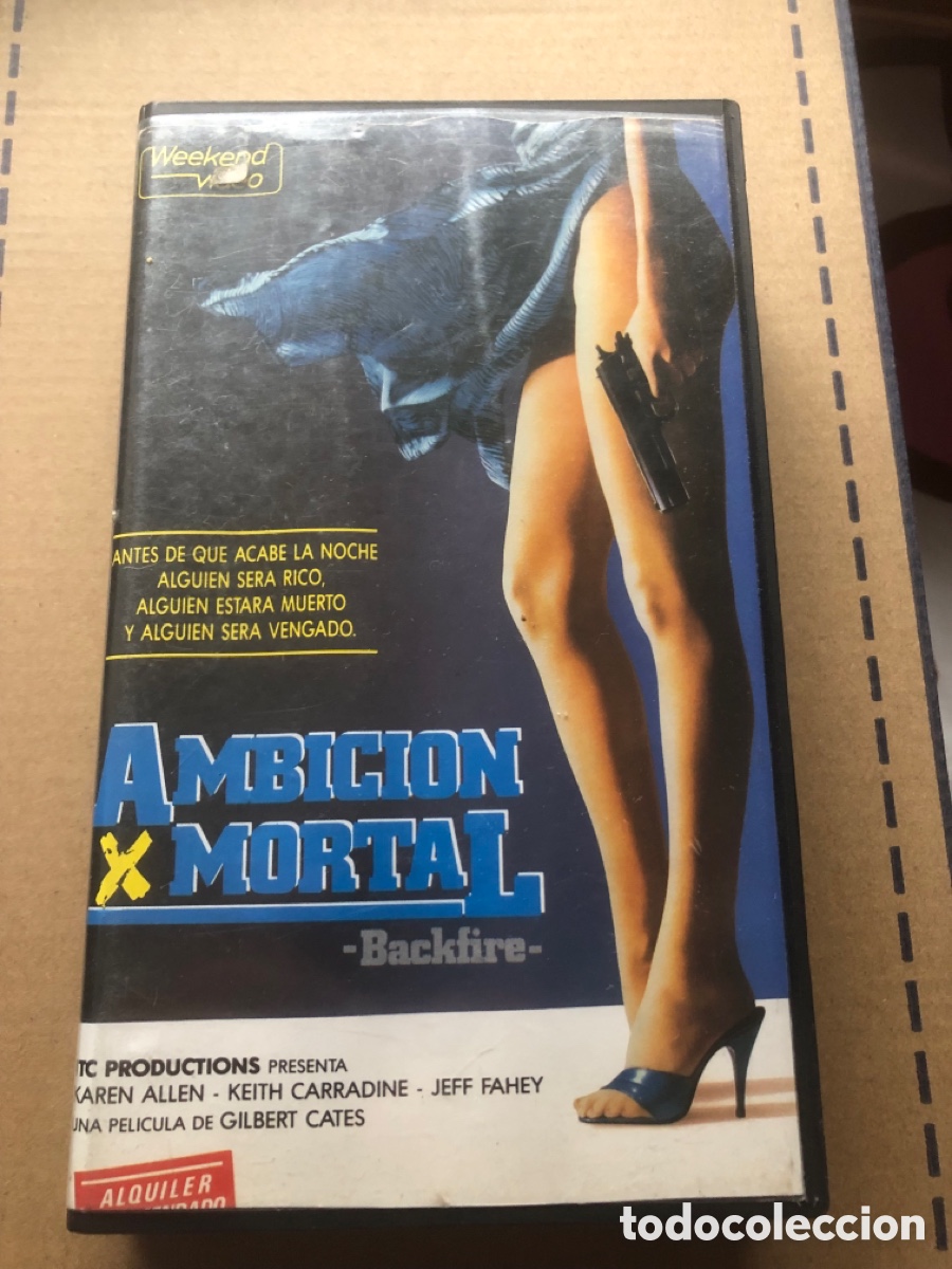 Cine: VHS V&Iacute;DEO AMBICI&Oacute;N MORTAL