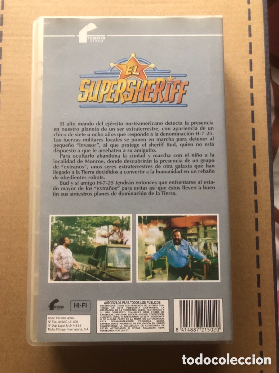 Cine: VHS V&Iacute;DEO EL SUPERSHERIFF - Foto 2