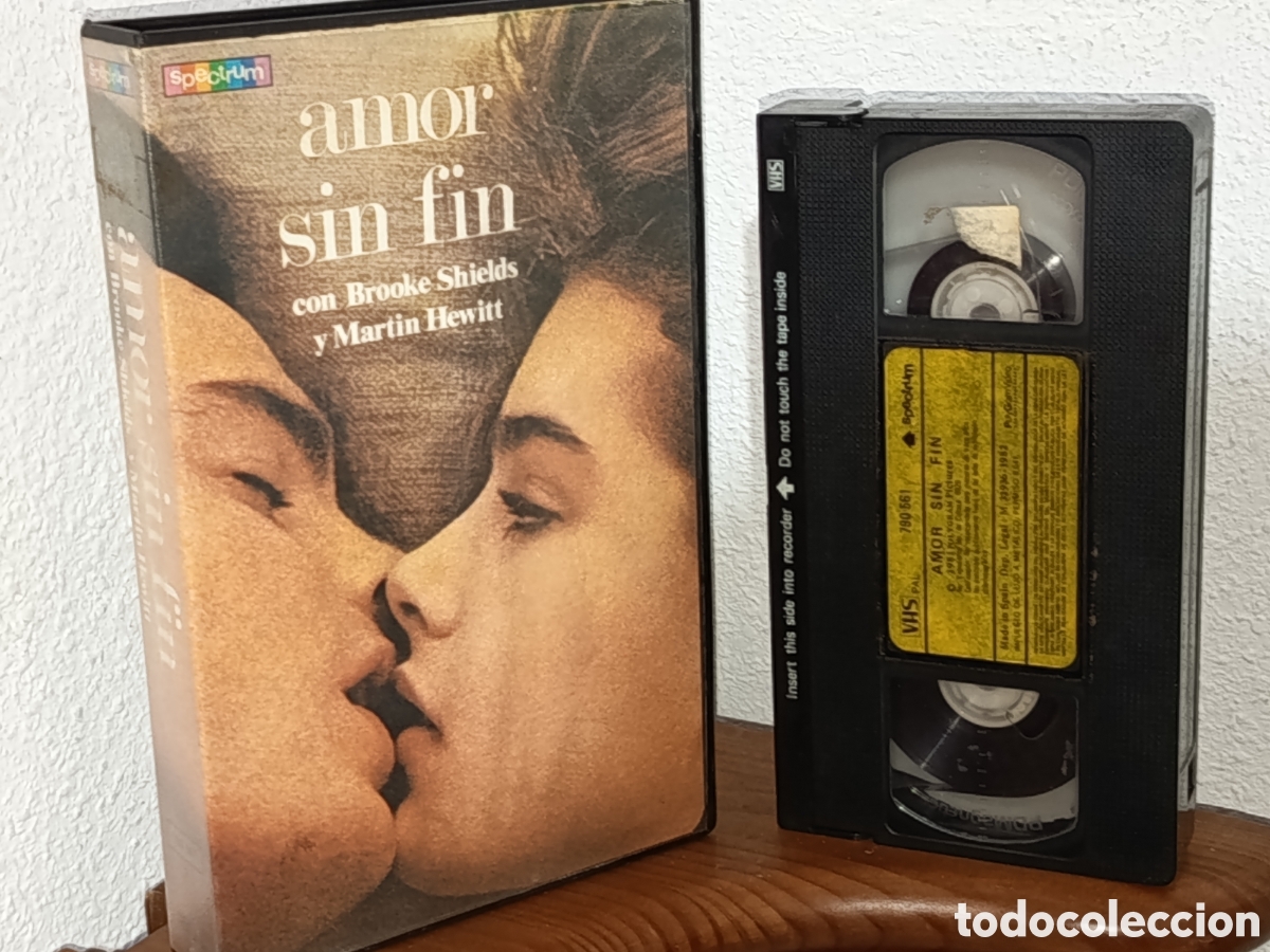Cine: Amor sin fin. Brooke shields. Pel&iacute;cula VHS