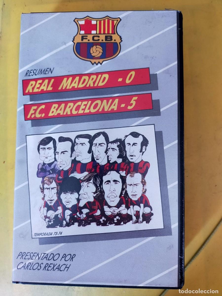 Cine: VHS-LIGA 73-74 R.MADRID 0 FC BARCELONA 5 !!!!!!! BAR&Ccedil;A CON JOHAN CRUYFF AUDIO CATALAN