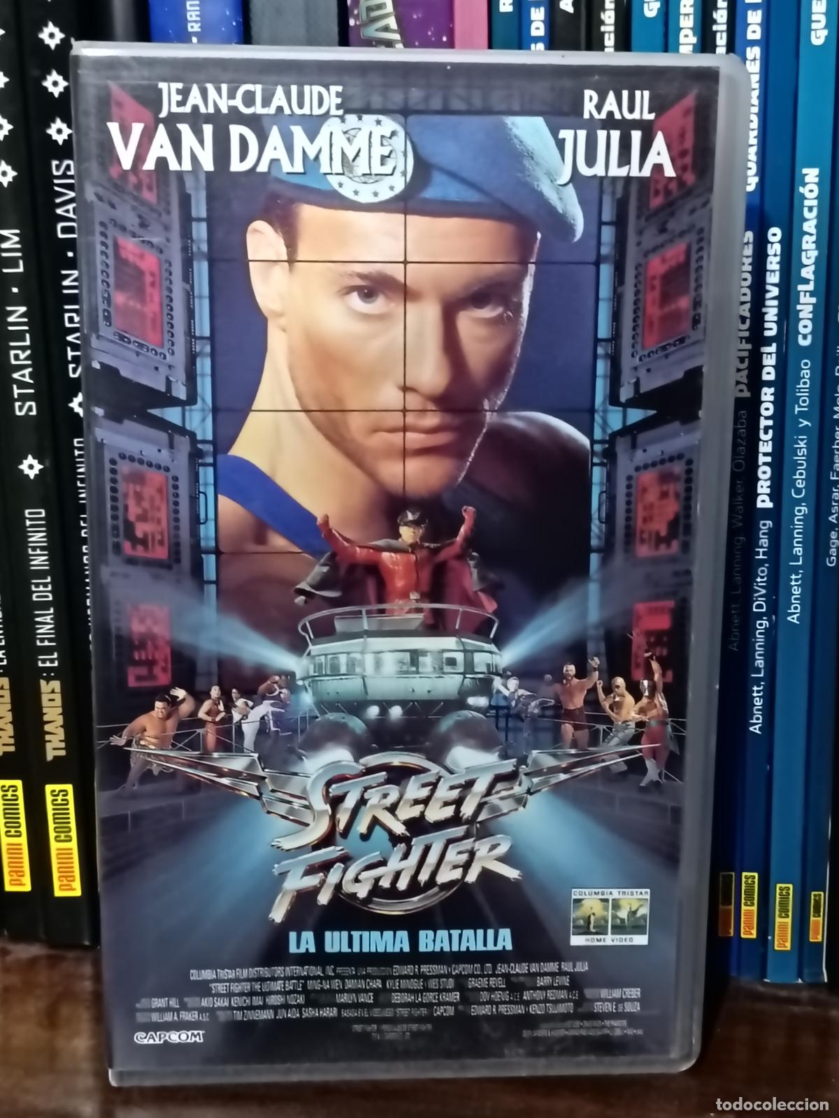 Cine: STREET FIGHTER La &Uacute;ltima Batalla con Jean Claude Van Damme, Ra&uacute;l Julia... VHS Acci&oacute;n