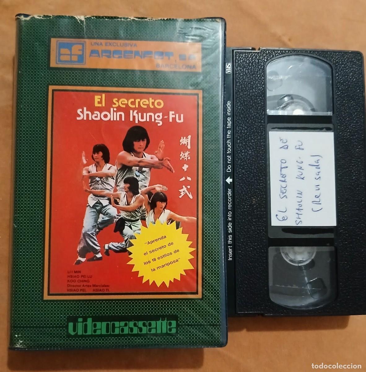 Cine: EL SECRETO SHAOLIN KUNG FU &bull; ARTES MARCIALES &bull; VHS