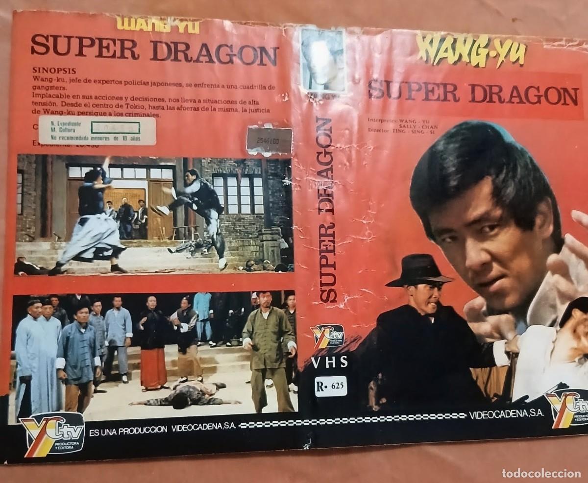 Cine: Car&aacute;tula Original Vhs (a&ntilde;os 80) &bull; Super Drag&oacute;n &bull; Artes Marciales