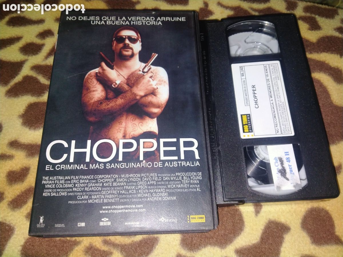 Cine: VHS- Chopper- Caja grande