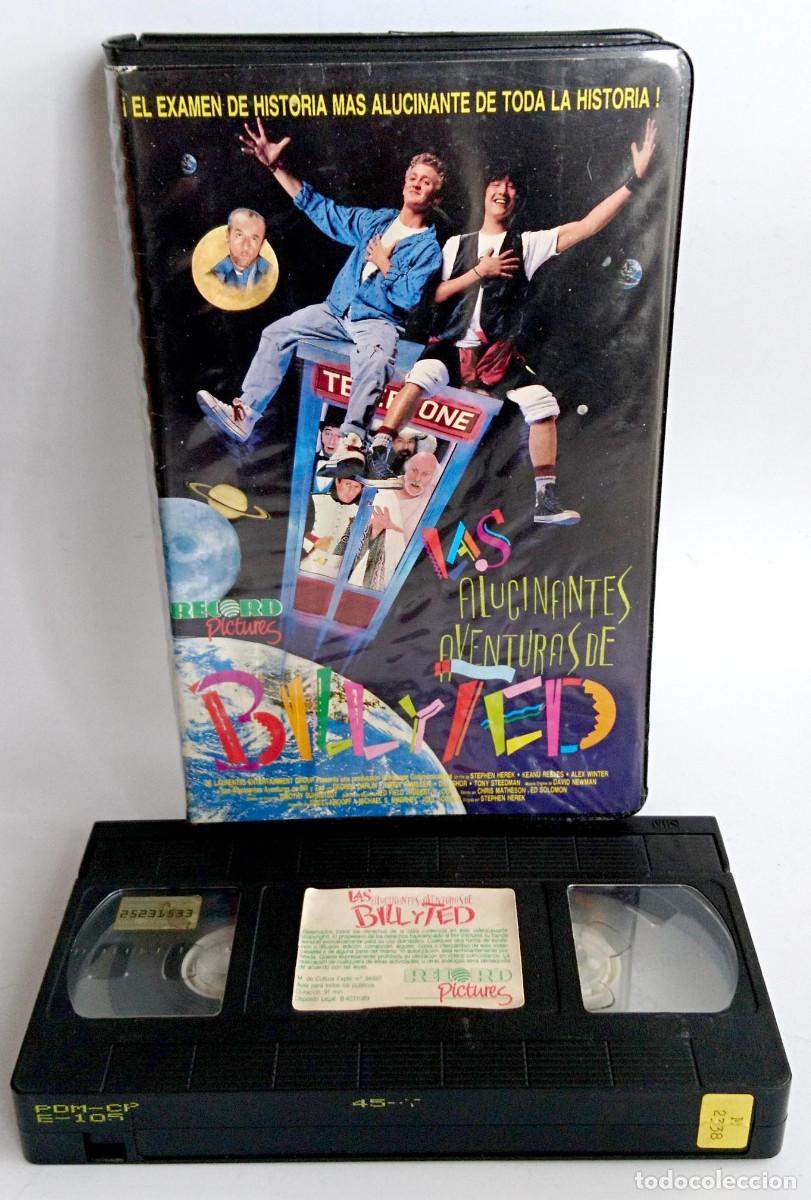 Cine: LAS ALUCINANTES AVENTURAS DE BILL Y TED EN VHS CAJA GRANDE DE RECORD VISION