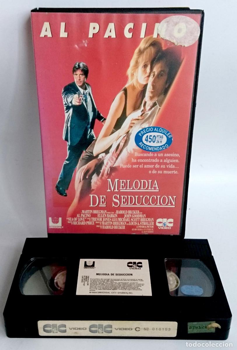 Cine: MELODIA DE SEDUCCION DE AL PACINO. EN VHS, CAJA GRANDE DE C&C VIDEO