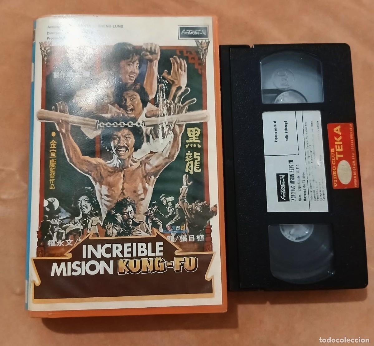 Cine: INCREIBLE MISION KUNG FU &bull; ARTES MARCIALES &bull; VHS