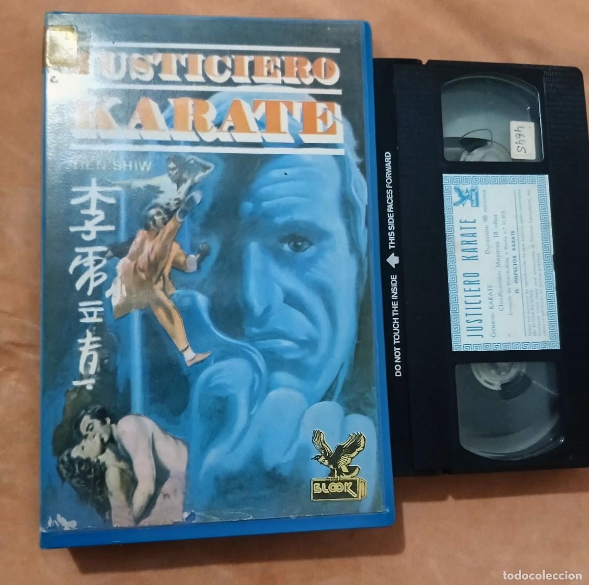 Cine: JUSTICIERO KARATE &bull; ARTES MARCIALES &bull; VHS