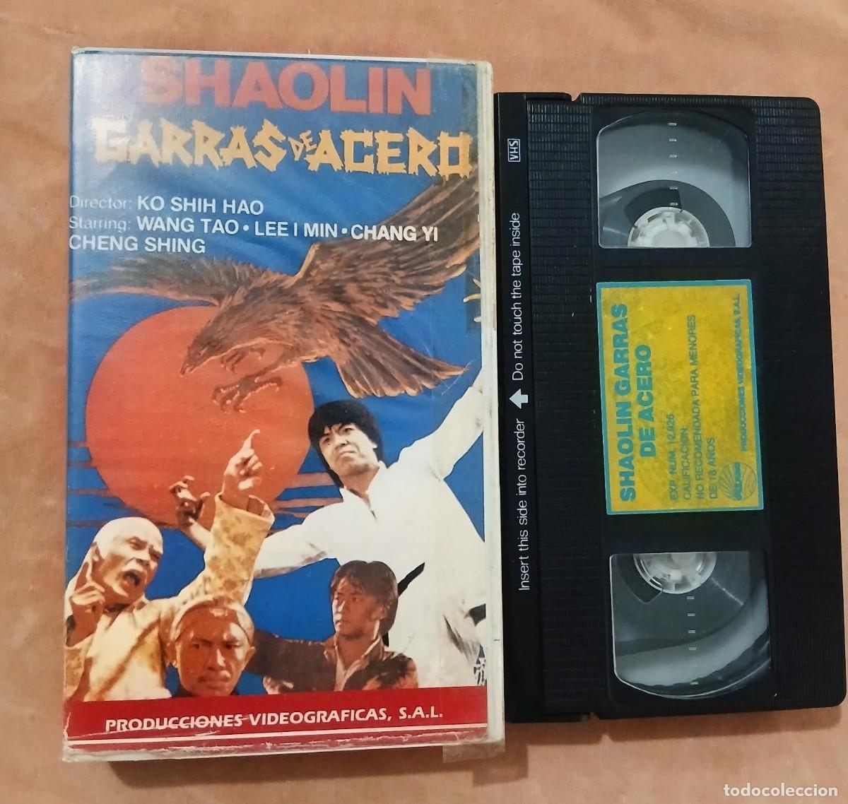 Cine: SHAOLIN GARRAS DE ACERO &bull; ARTES MARCIALES &bull; VHS