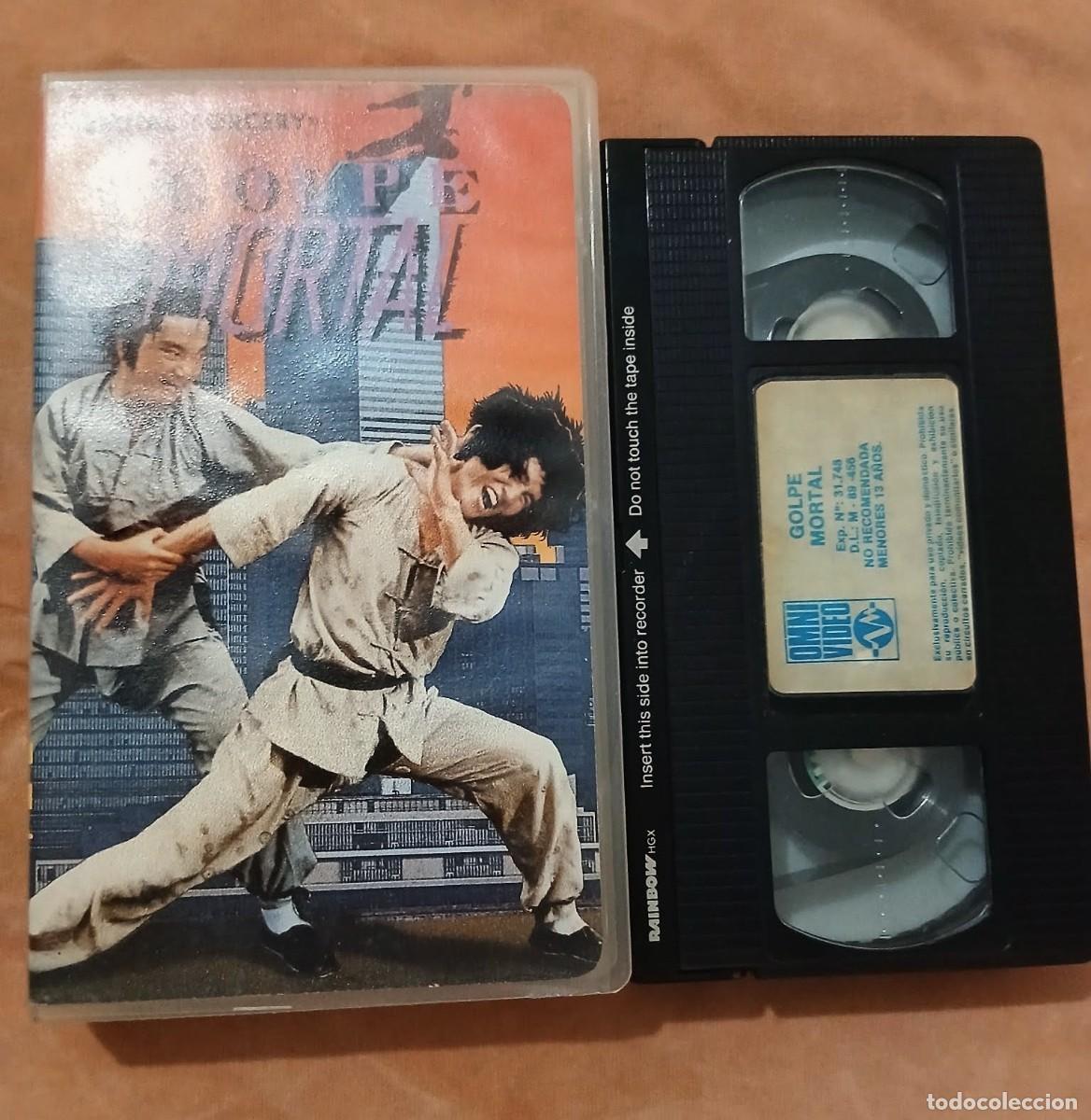 Cine: GOLPE MORTAL &bull; ARTES MARCIALES &bull; VHS