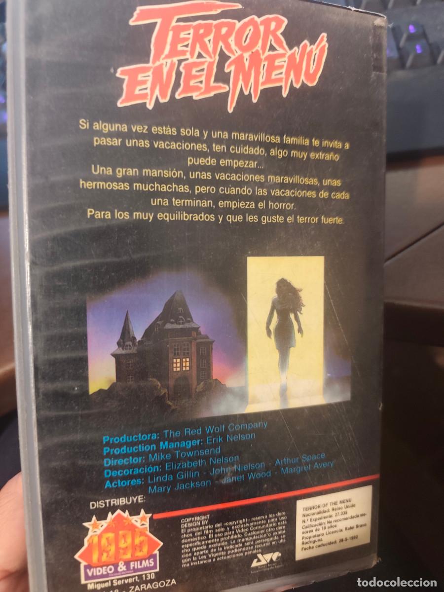Cine: TERROR EN EL MENU (VHS) - Foto 2